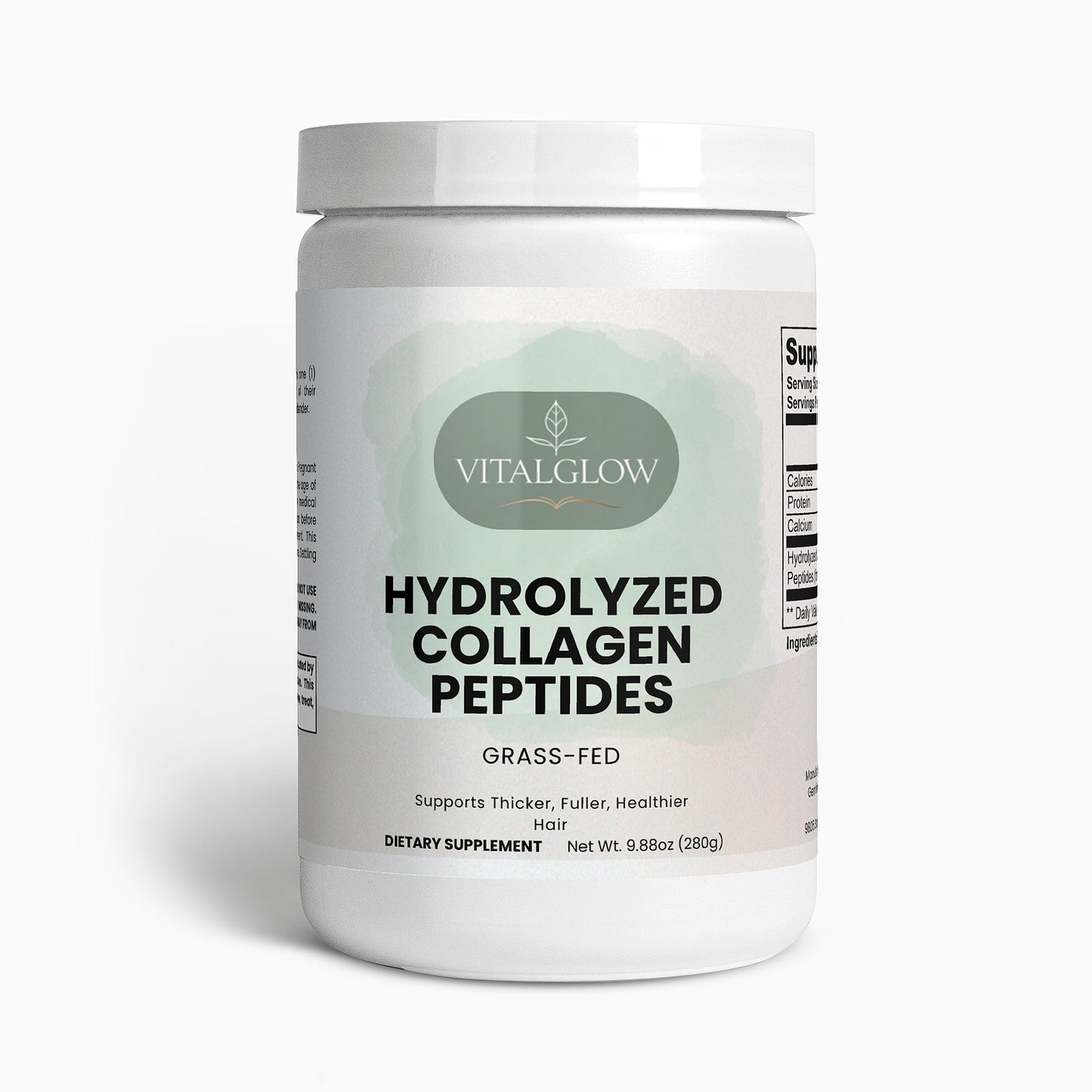 Grass-Fed Hydrolyzed Collagen Peptides – 3 Bottles