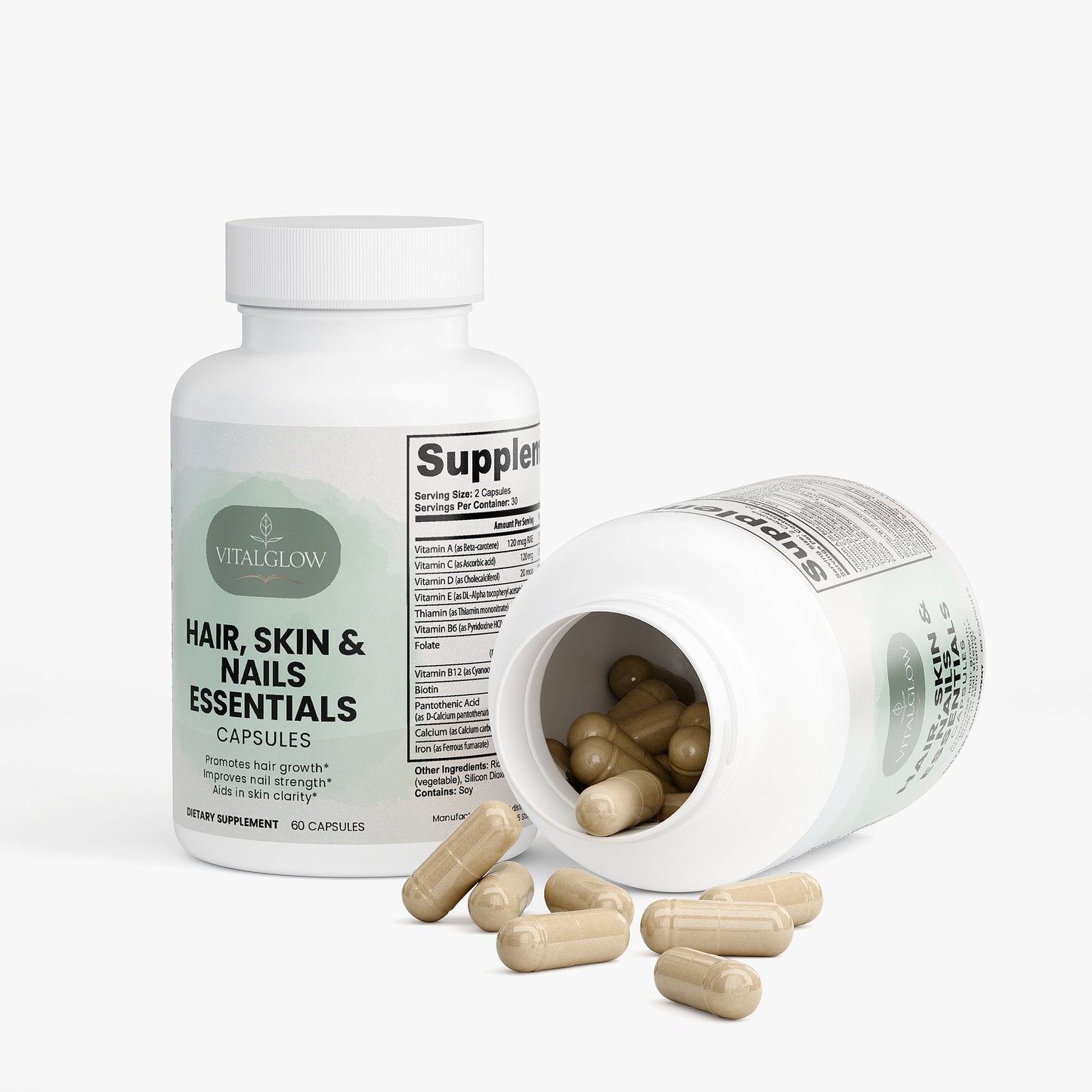 Grass-Fed Hydrolyzed Collagen Peptides – 2 Bottles